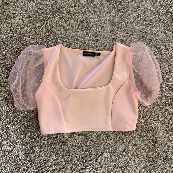 PRETTYLITTLETHING cropped blouse - Picture 1 of 1